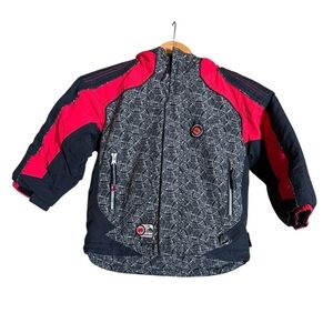 Obermeyer black and white print winter jacket Size 4